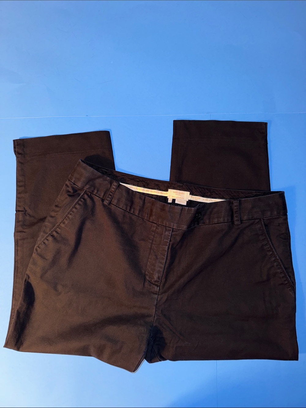 kate spade Black Cropped Pants Slacks Sz 12